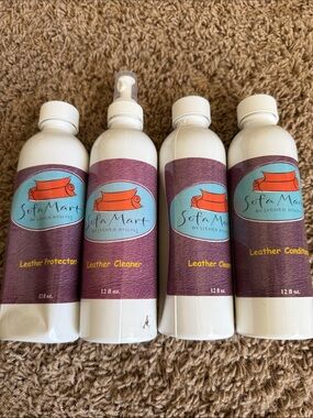 White Leather Care Kit - Cleaner & Protectant